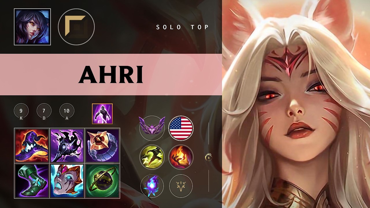 Ahri Top vs Volibear - NA Master Patch 26.10