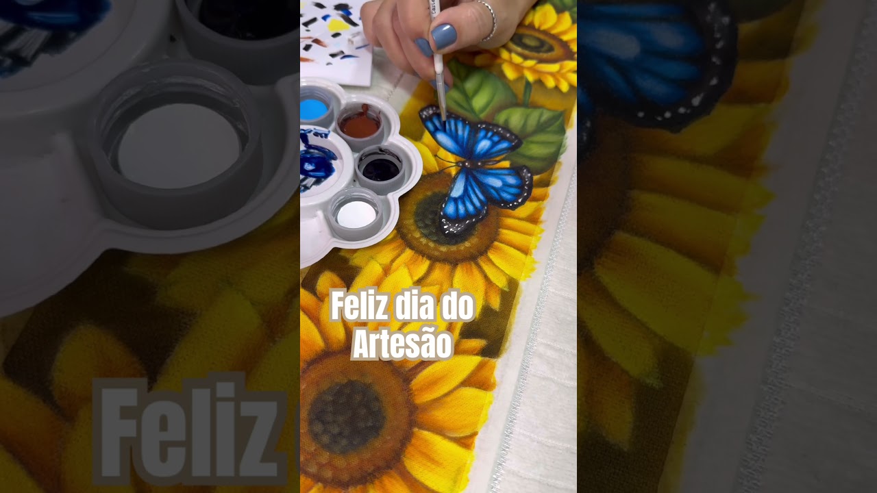 Feliz dia do artes&atilde;o #arteterapia #pinturaemtecido #arte #artesanato #artes&atilde;o