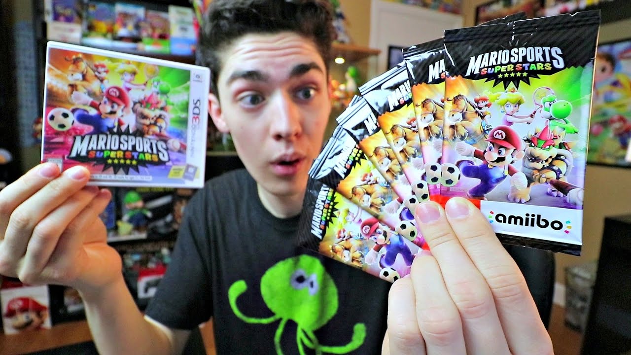 Распаковка Mario Sports Superstars + Открытие набора Amiibo!!