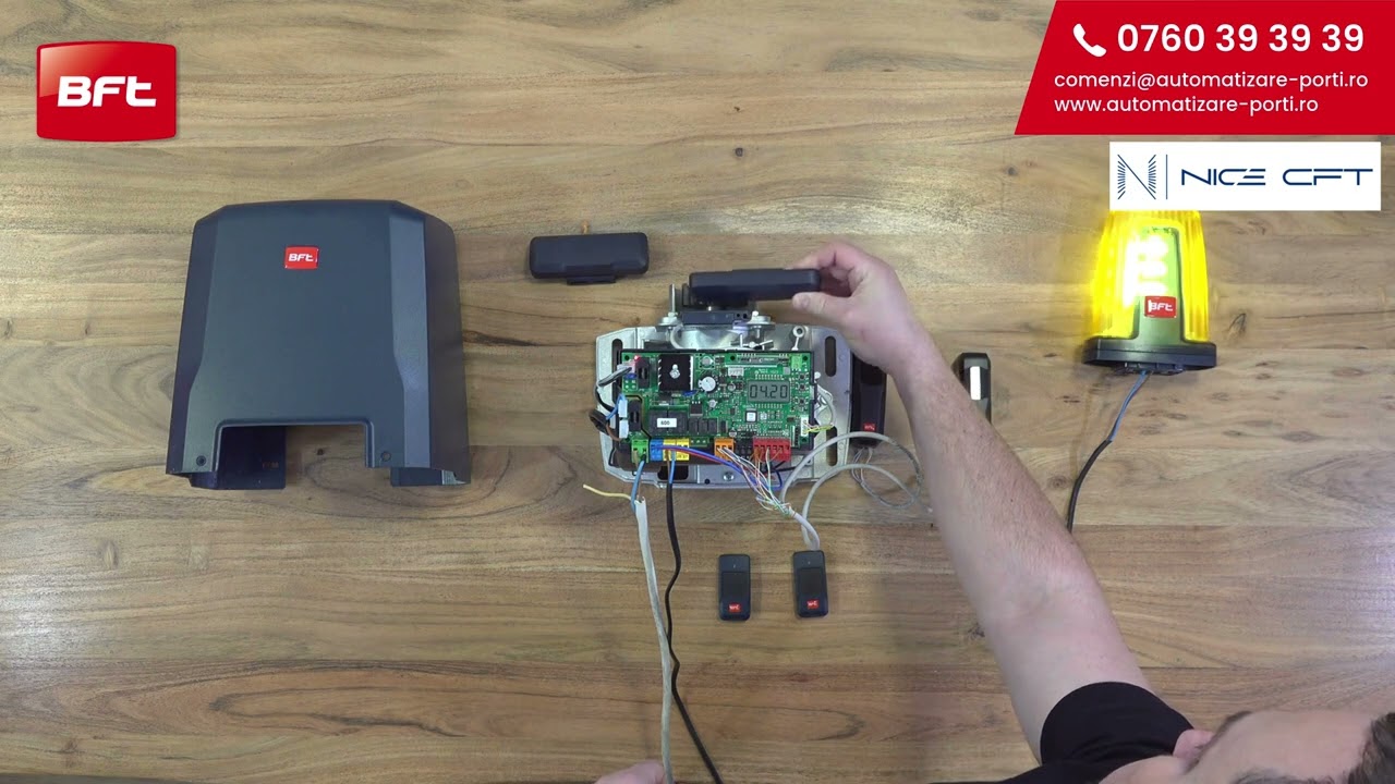 Programare automatizare poarta culisanta BFT DEIMOS BTA600 S