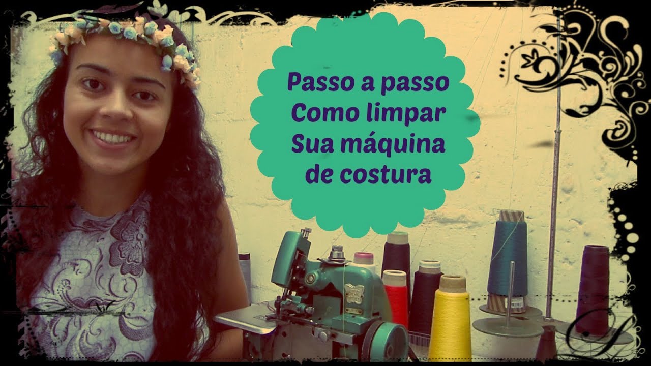 Como limpar sua máquina  de costura overloque Alana Santos Blogger