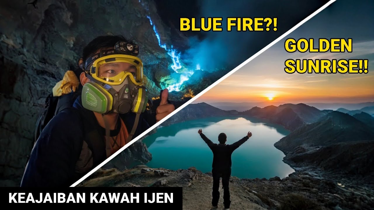 PANDUAN LENGKAP MENDAKI KAWAH IJEN 2025 | Melihat Blue Fire, Sunrise & Danau Asam Terbesar Di Dunia