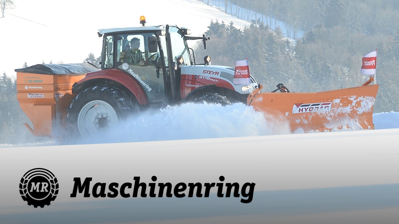 Maschinenring: Winterdienst vom Qualitätsführer