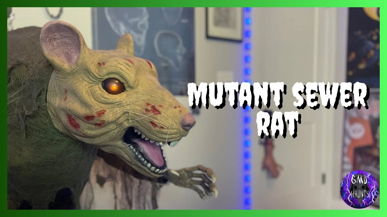 👻Spirit Halloween - Mutant Sewer Rat | Unboxing/Setup🎃