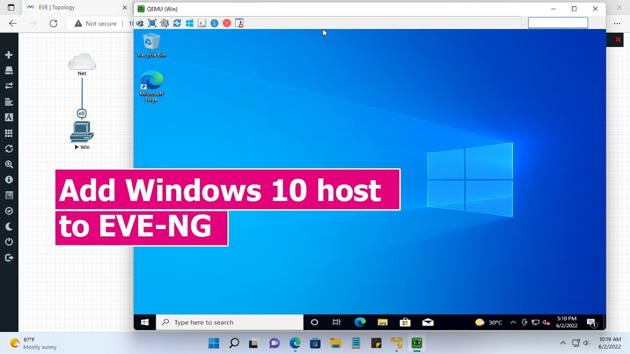 Как добавить ПК с Windows 10 в EVE