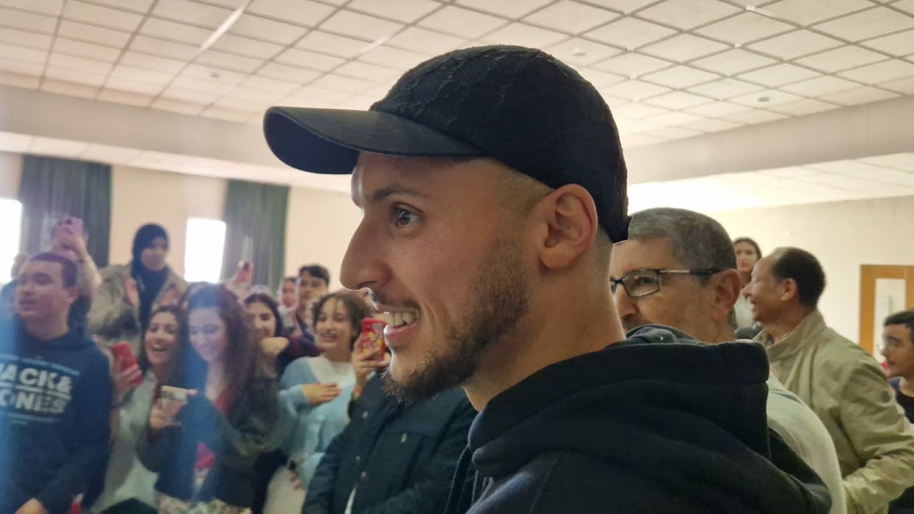 الناظور..احتفالية كبرى بلاعب المنتخب سليم أملاح بمؤسسة الرسالة و هذا ما قاله لأريفينو