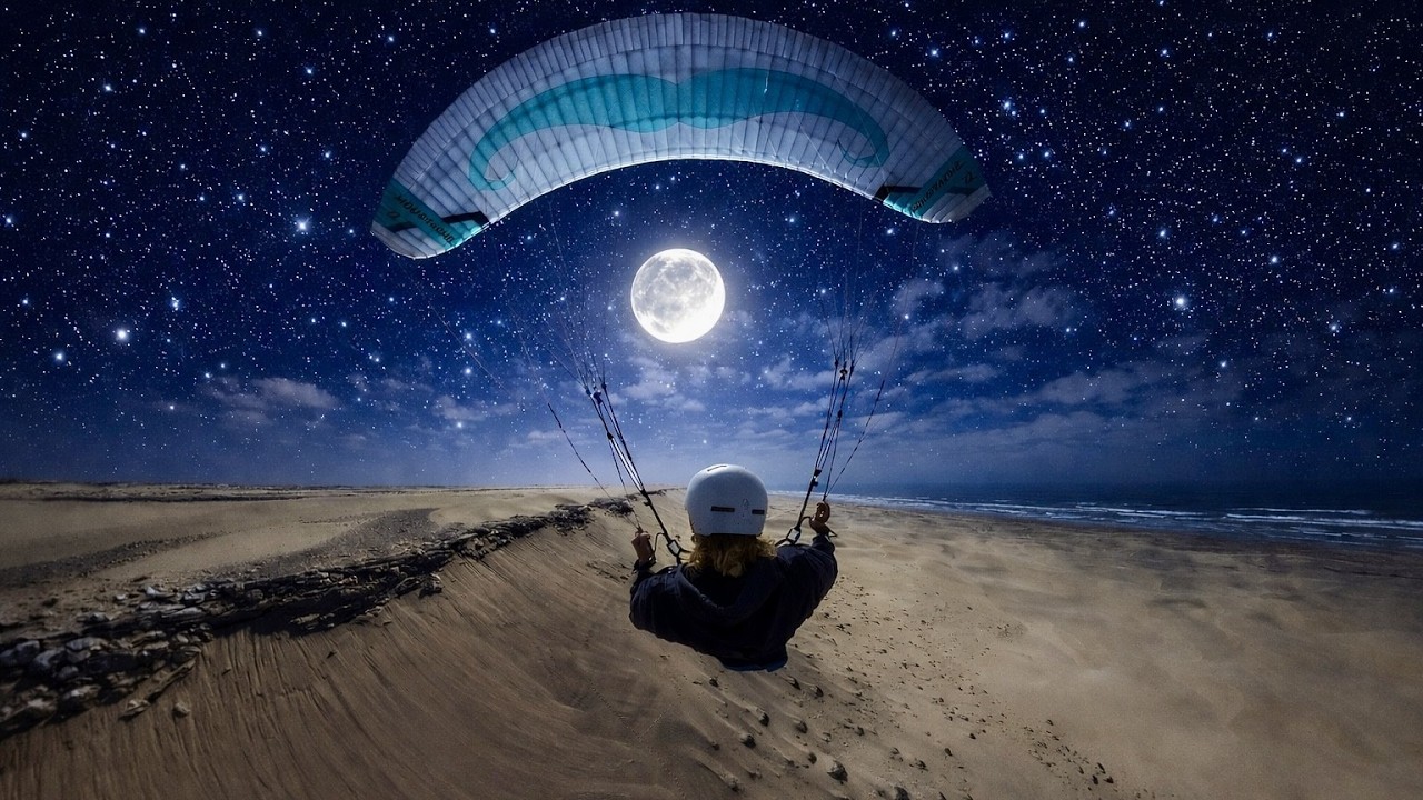 FLY to DREAMS | Relaxing Paragliding 12H | Falling asleep Frequency HZ