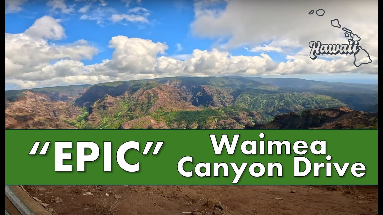 Epic Waimea Canyon Drive: Stunning Views from Waimea Canyon to Pihea Lookout!