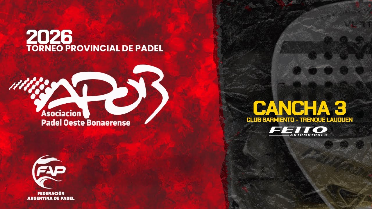 Provincial APOB Cancha 3 - 6TA Categoria HOMBRES - FAP