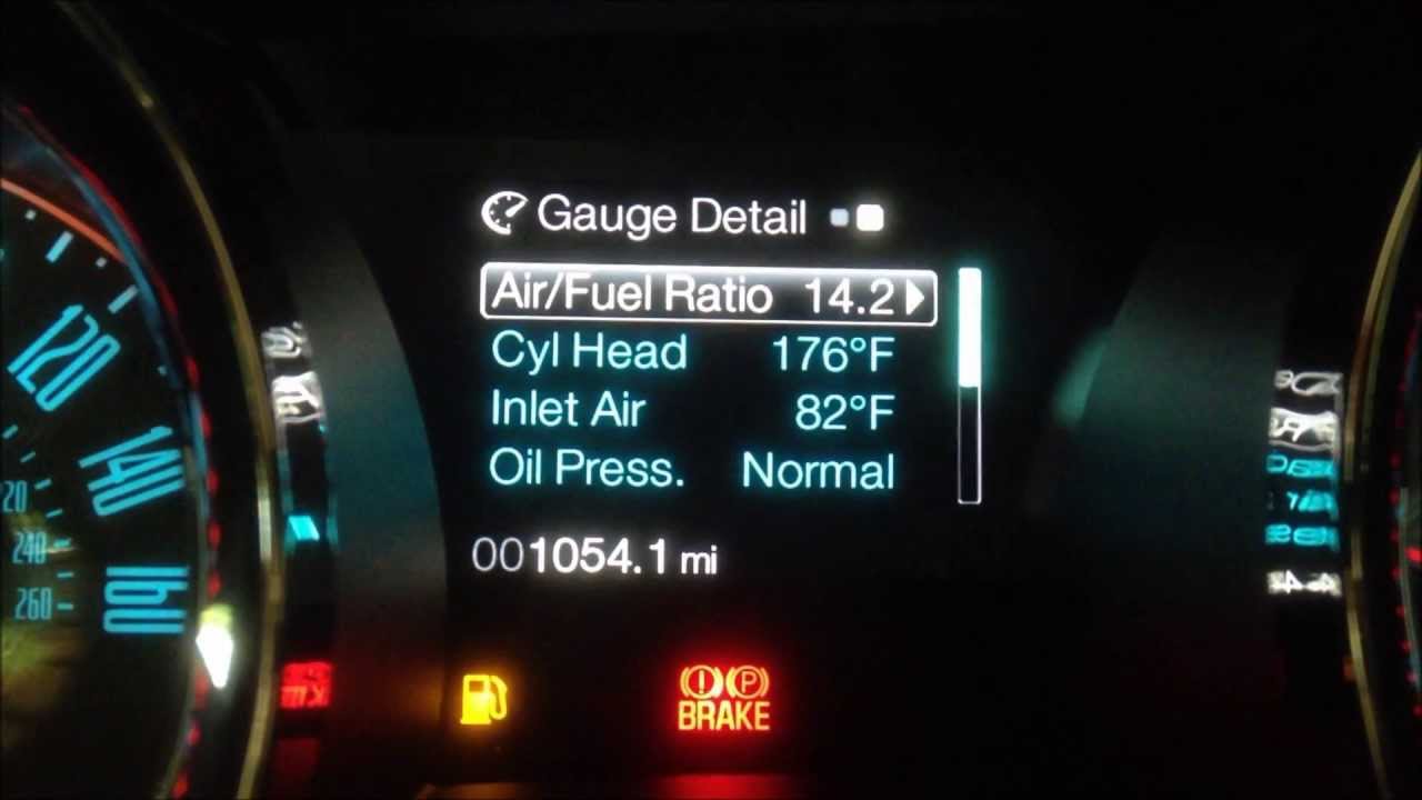 2014 mustang  gauges/track apps