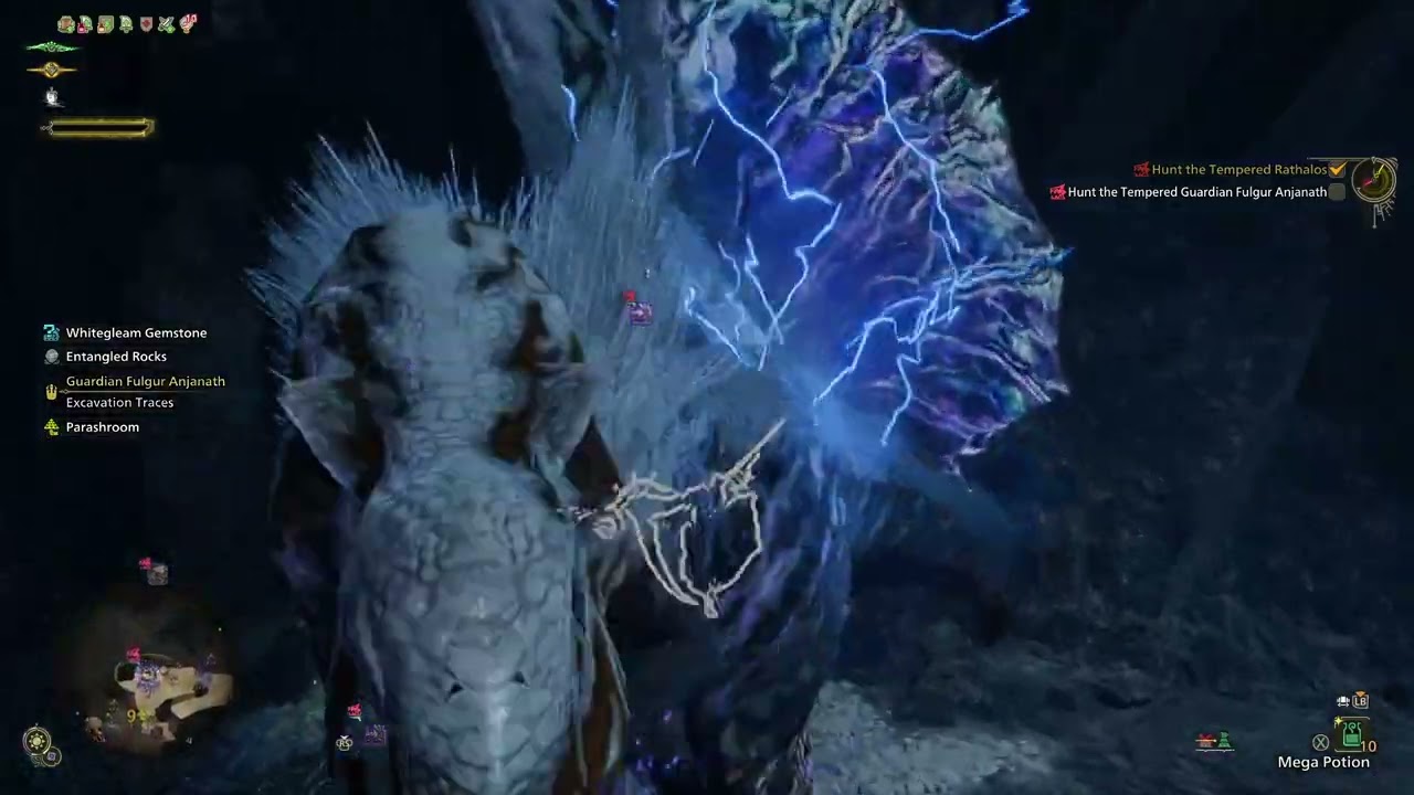 Dancing with Rathian and Fulgar Anjanath in the ruins