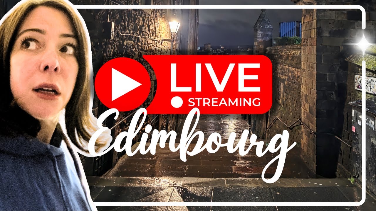 Hi Amy! Edimbourg est en direct&nbsp;! Nous sortons d&rsquo;une enqu&ecirc;te paranormale priv&eacute;e