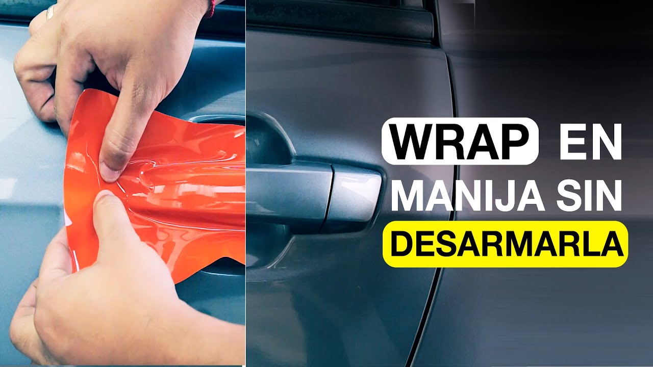 Tutorial: Vinilo en Manija de Auto Sin soltarla | Car Wrap Fácil