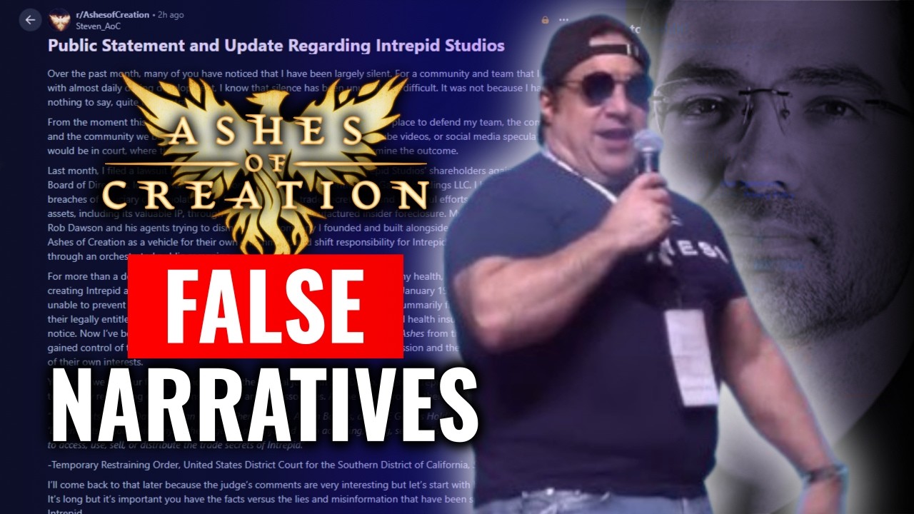 Ashes of Creation Lawsuit PvP Update