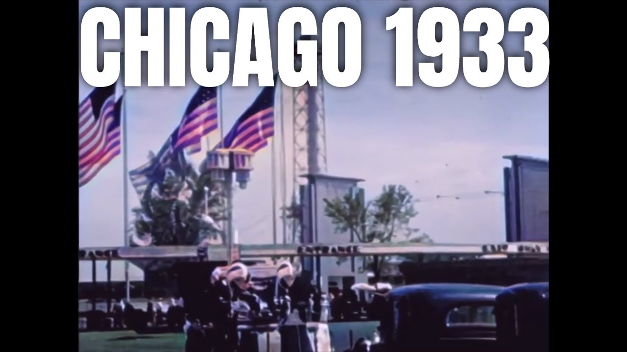 Chicago World’s Fair 1933 in color - Old videos colored