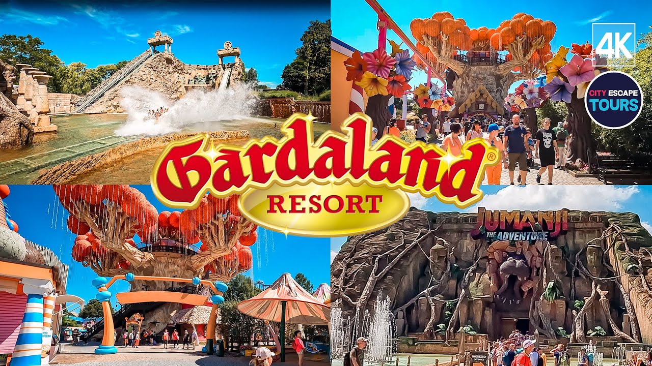 GARDALAND GIRO COMPLETO - COMPLETE TOUR 4K