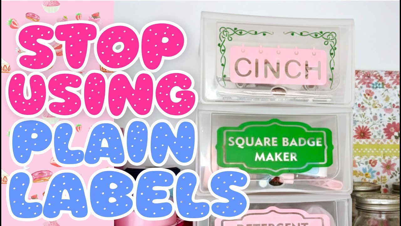 How to Make Organizer Labels with Cricut? | Cricut Beginner Tutorial (Tagalog)