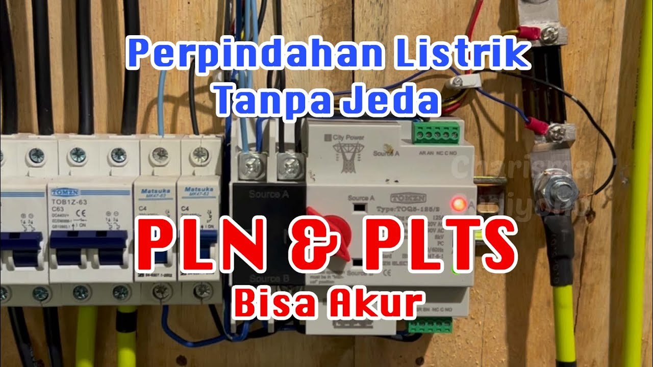 Perpindahan Listrik PLTS ke PLN Tidak Ada Jeda, ATS Automatic Transfer Switch TOMZN TOQ5-125/2