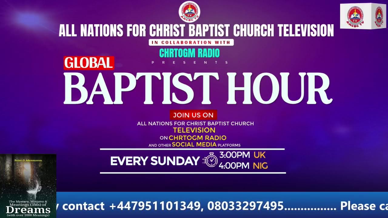 Global Baptist Hour || Rev Mrs Elizabeth Adeboboye || March 1st, 2026.