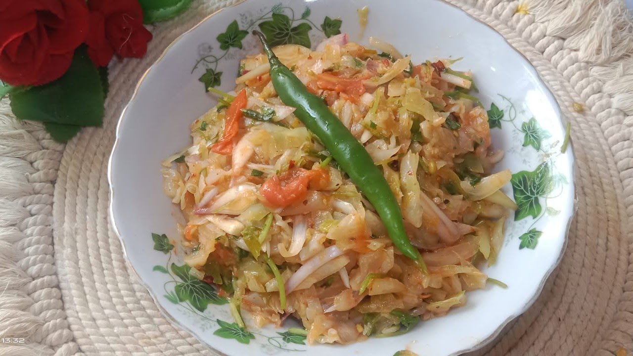Vorta | ভর্তা | বাঁধাকপির ভর্তা রেসিপি | Badhakopir vorta recipe | Ranna recipe