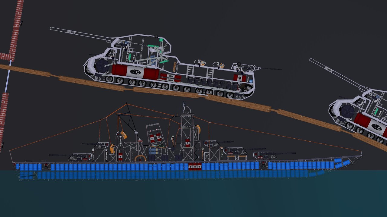 Land Cruiser P.1000 Ratte vs Yamato - People Playground