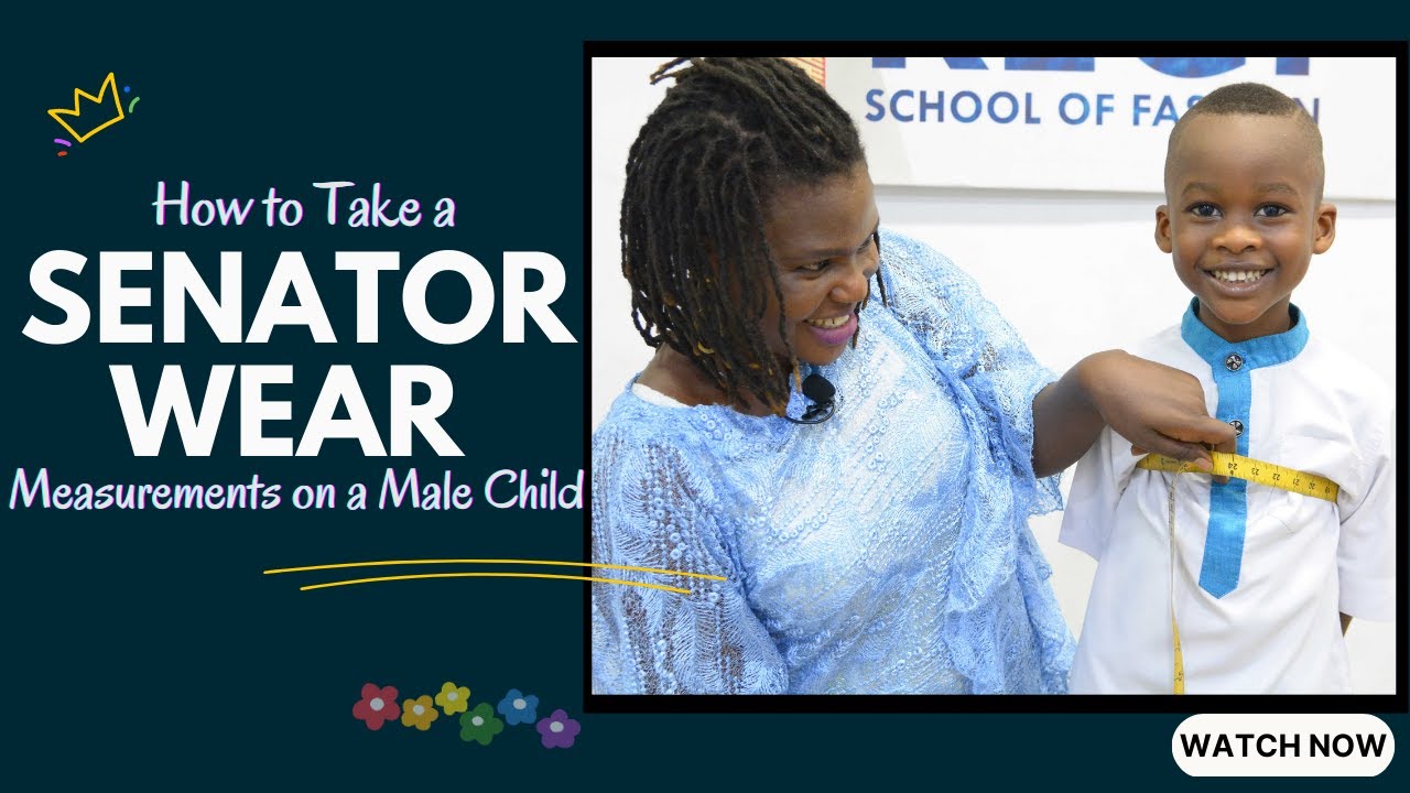 HOW TO TAKE SENATOR WEAR MEASUREMENTS ON A MALE CHILD || Measurements for a male native shirt