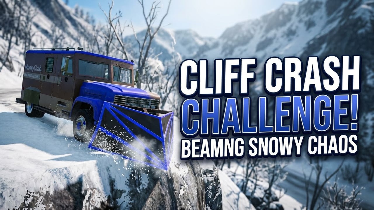 👮‍🚚♂️BeamNGDrive What Happens If You Crash Every Truck Off a Cliff? 🚛