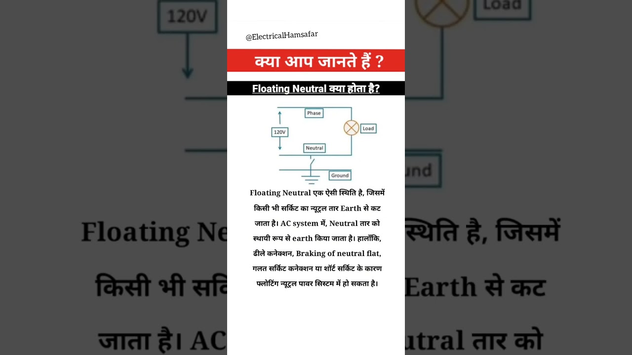 Floating Neutral in hindi | 
