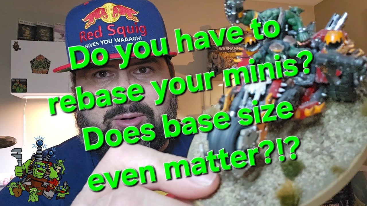 Do you have to rebase your Warhammer minis when the size changes? Does base size even matter?!?