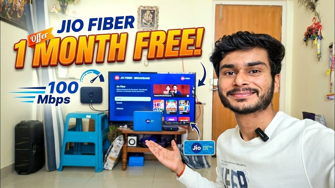 Jio Fiber 1 Month Free Plan Charges Installation Unlimited Internet 100 Mbps Plan Details
