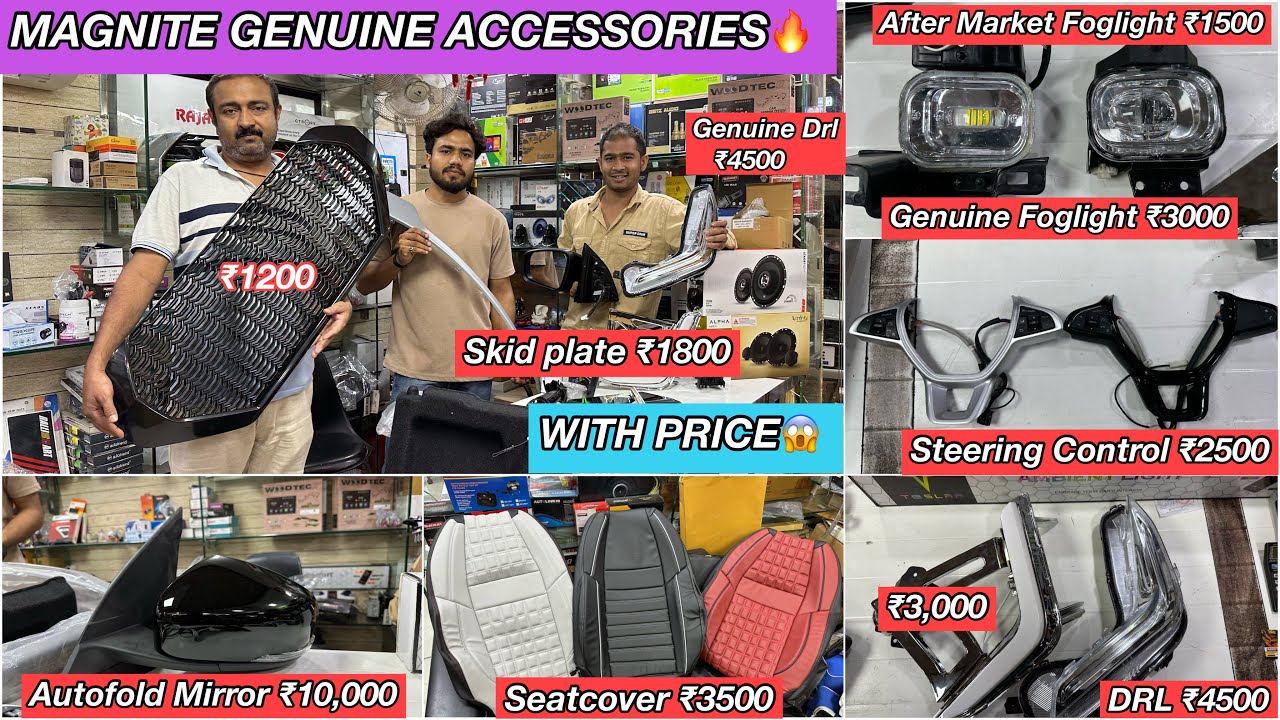 2023 MAGNITE GENUINE ACCESSORIES WITH PRICE🔥MAGNITE BASE MODEL MODIFIED🔥MAGNITE XE MODIFICATION🔥
