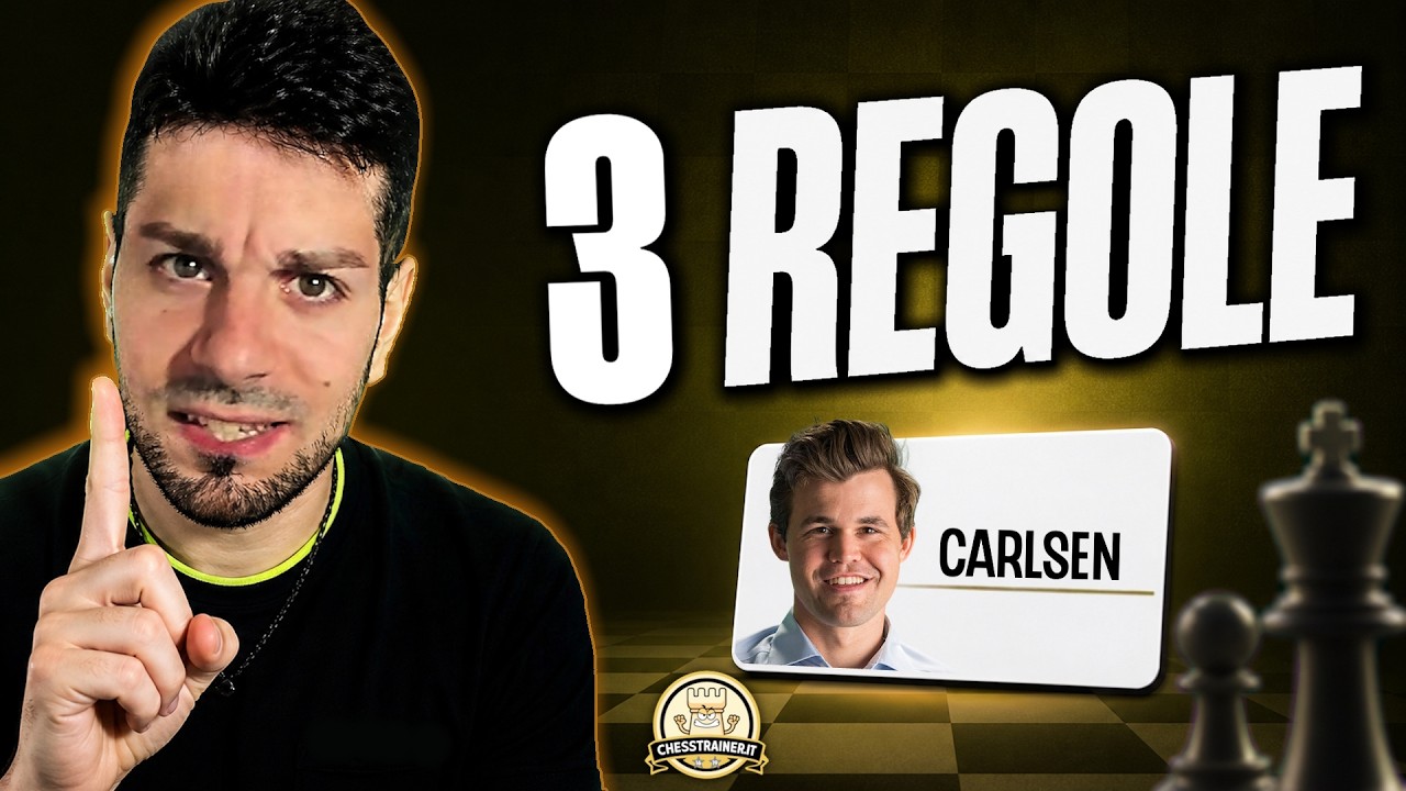 Le 3 Regole di CARLSEN per Dominare il Mediogioco