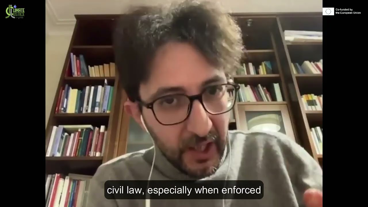 Webtalk - Climate justice through litigation: the Italian experience (ITA/SUB ENG)