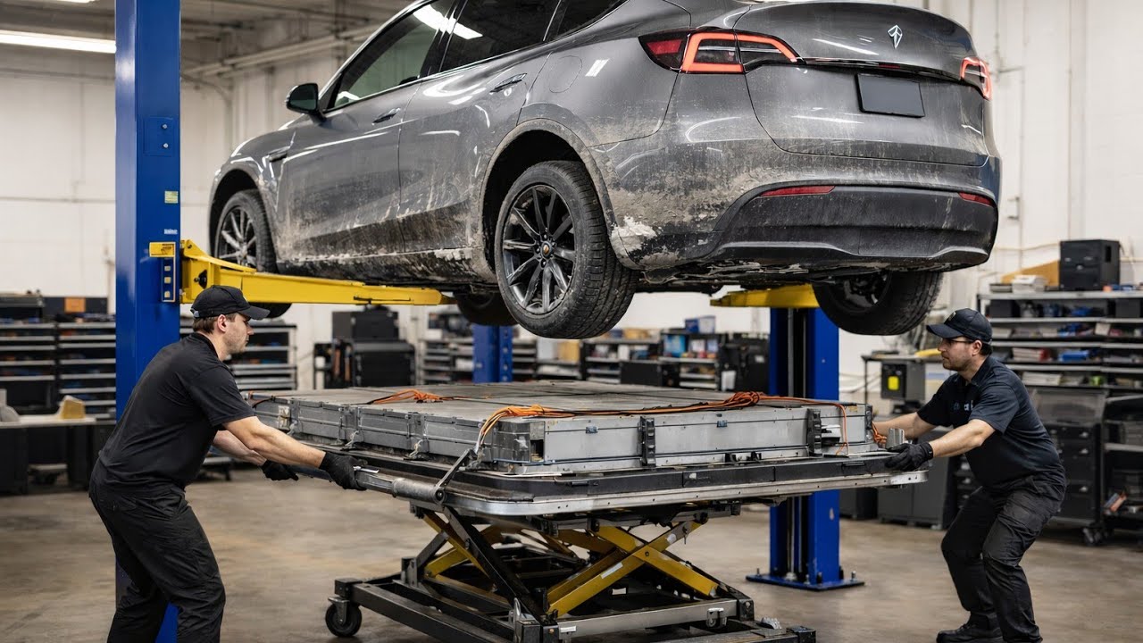 Tesla: panu pag nasira ang battery?