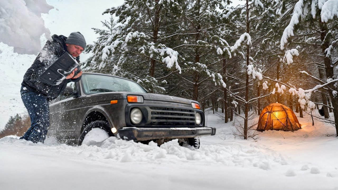 STUCK in a Snow CAPTIVITY among the Endless Snow, a TATTERED tent SAVED my LIFE