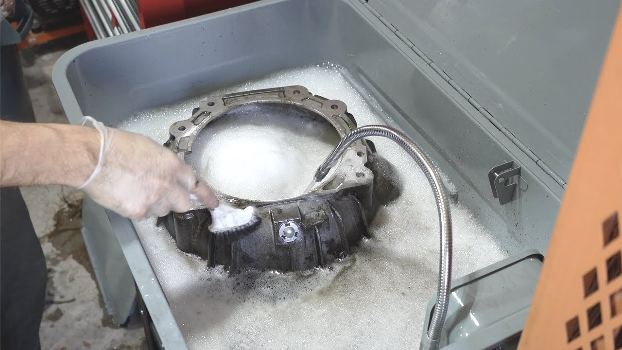 Очистка деталей трансмиссии 4L60E с помощью моющего средства Harbor Freight Washer — ZEP Degrease...
