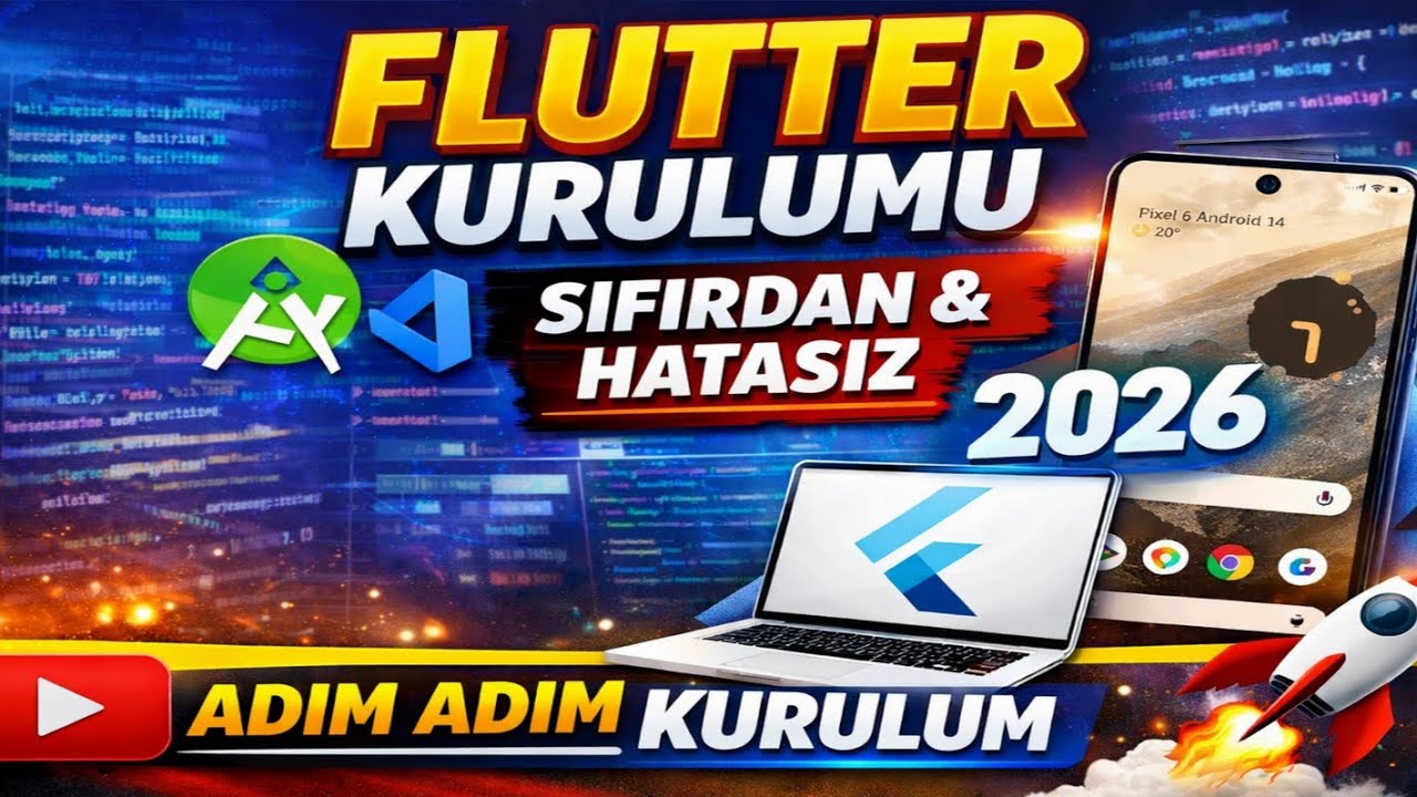 Flutter Nasıl Kurulur? 🚀 Adım Adım Flutter Kurulumu (Windows / Mac)