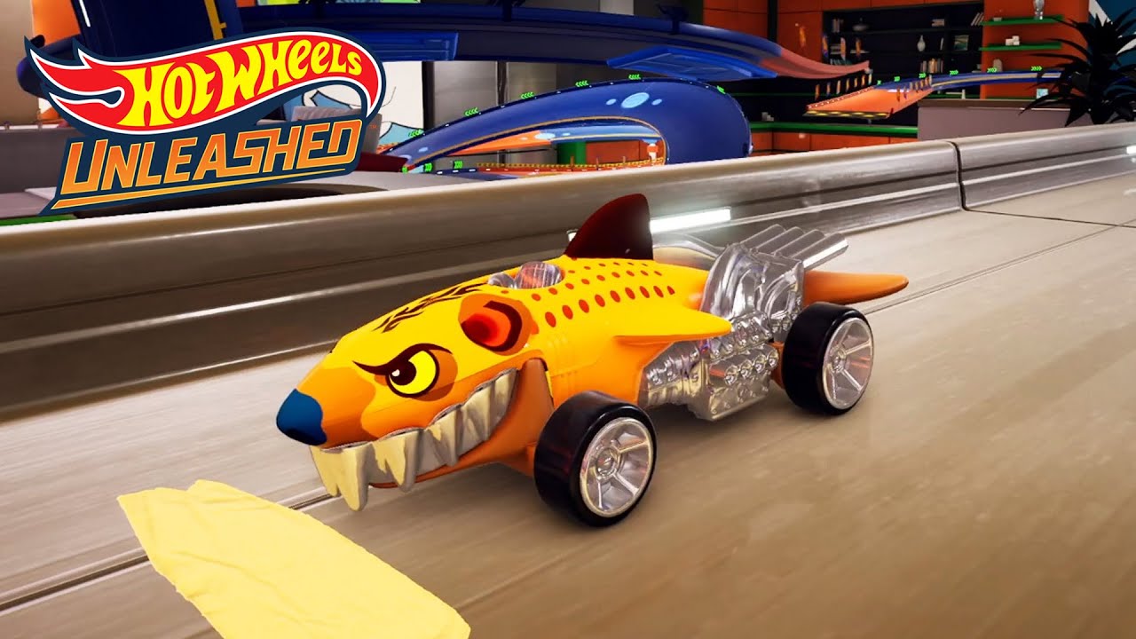 Hot Wheels Unleashed: Sharkruiser Race In The Haunted House