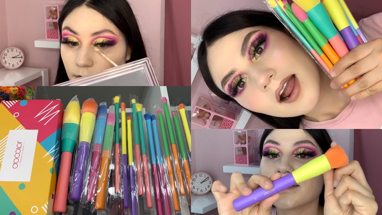 PROBANDO BROCHAS DE DOCOLOR/ reseña 🤩🥳