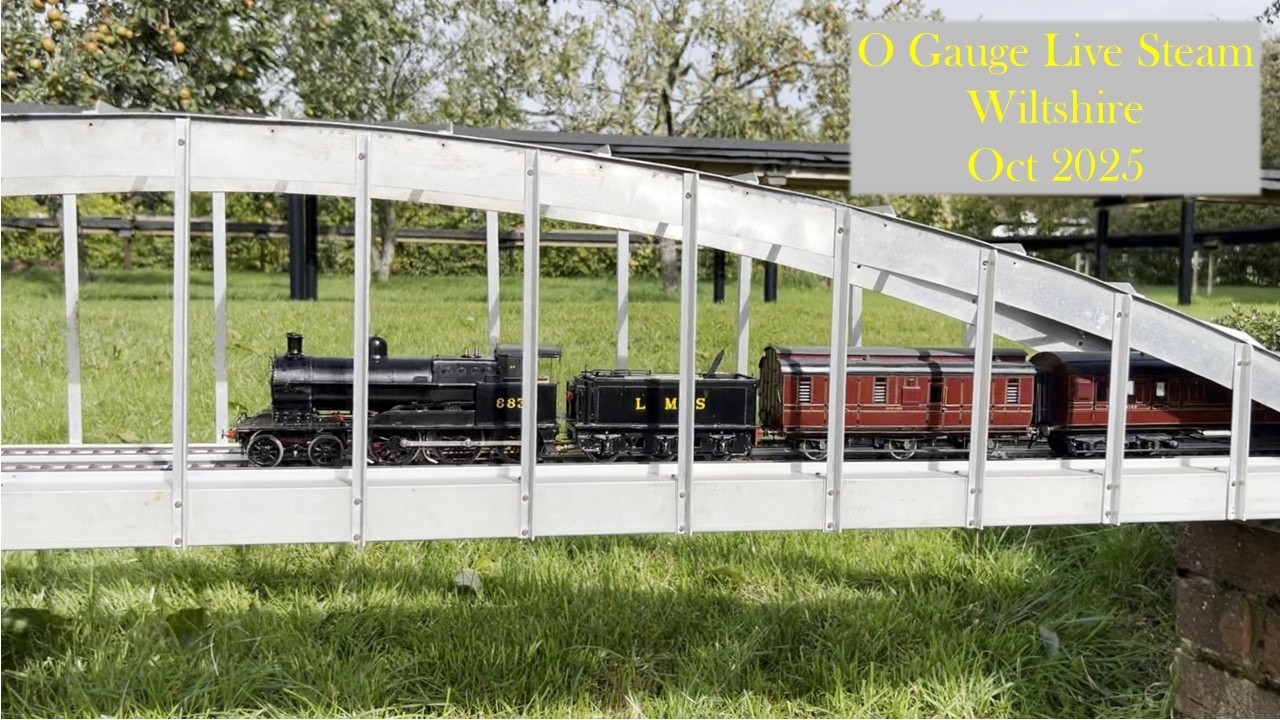 O Gauge Live Steam in Wiltshire Oct 2025