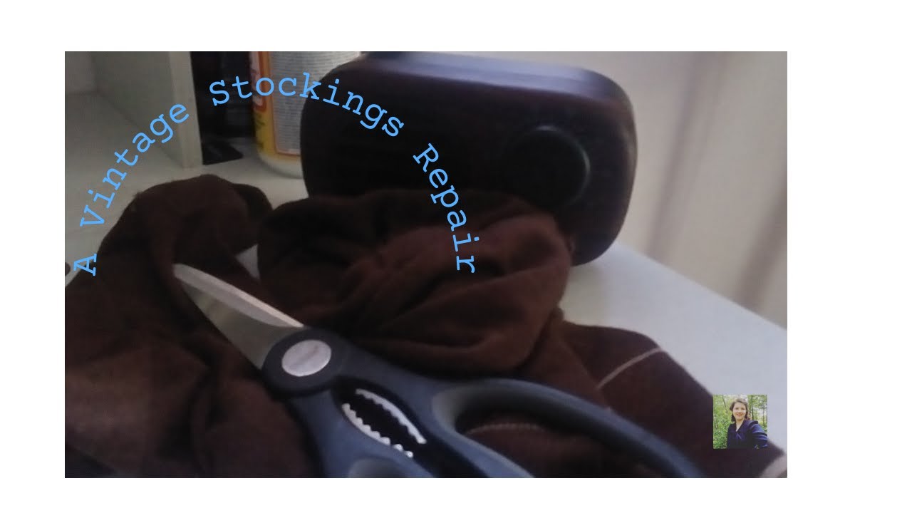 A 1940s Stockings Repair ll Following a Historian's Instructions