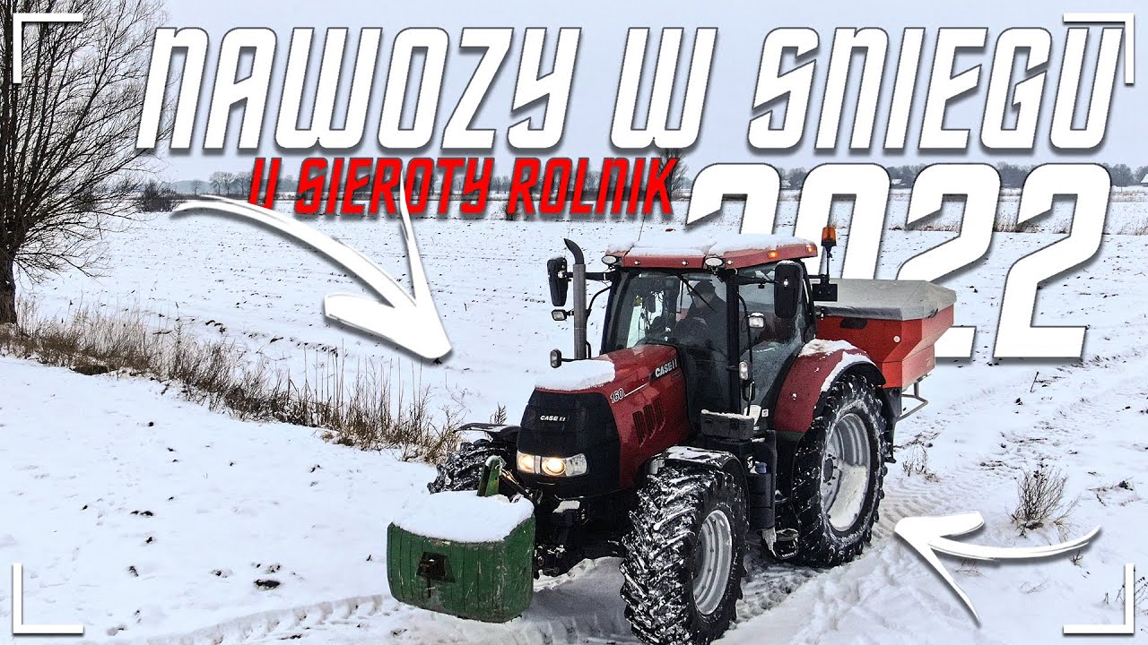 ✩ 🇵🇱 NAWOZY Z KOCUREM W ŚNIEGU 2022 🇵🇱  ✩ Puma na Awaryjnych ✩ @sierotarolnik1794