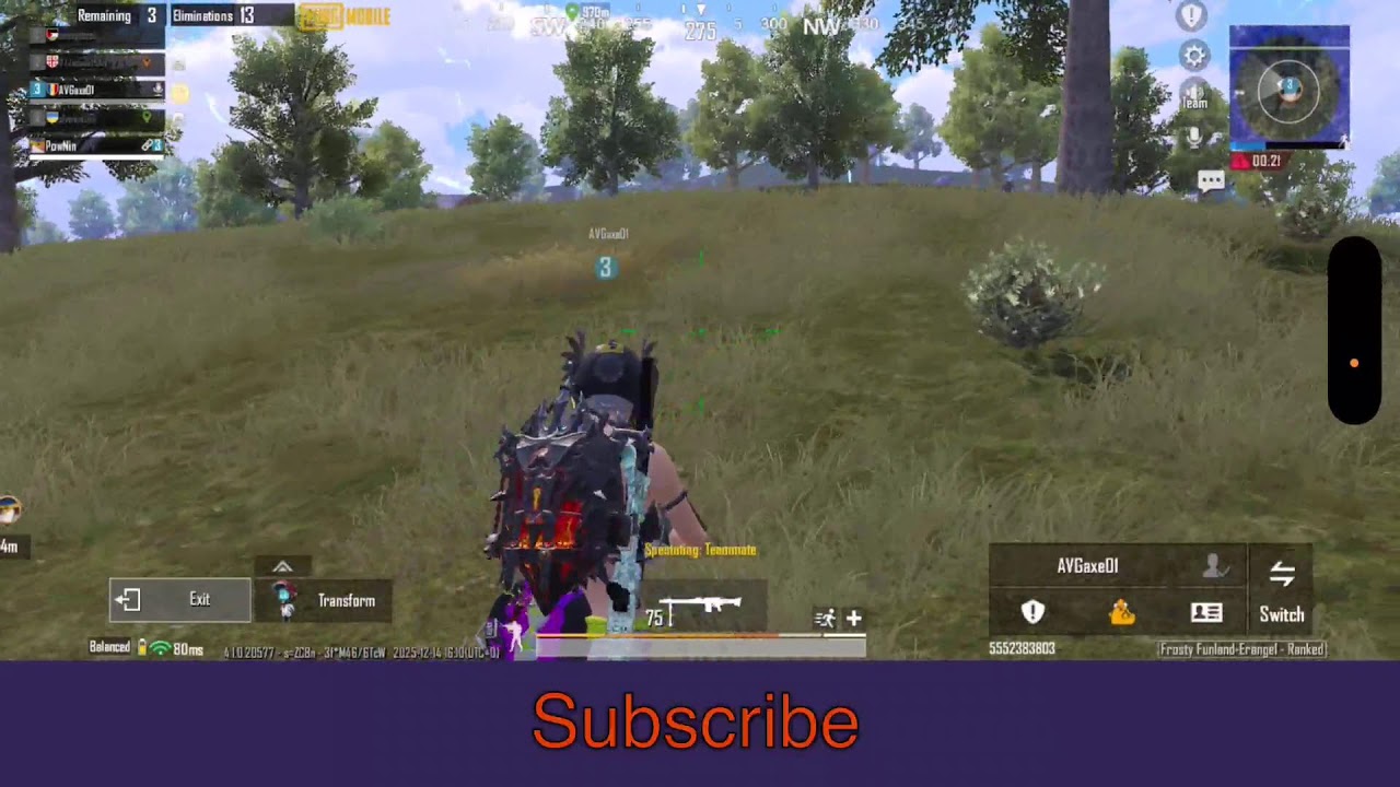1vs4 PUBG 4.1