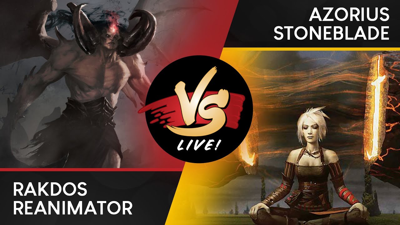 VS Live! | Rakdos Reanimator VS Azorius Stoneblade | Legacy | Match 3