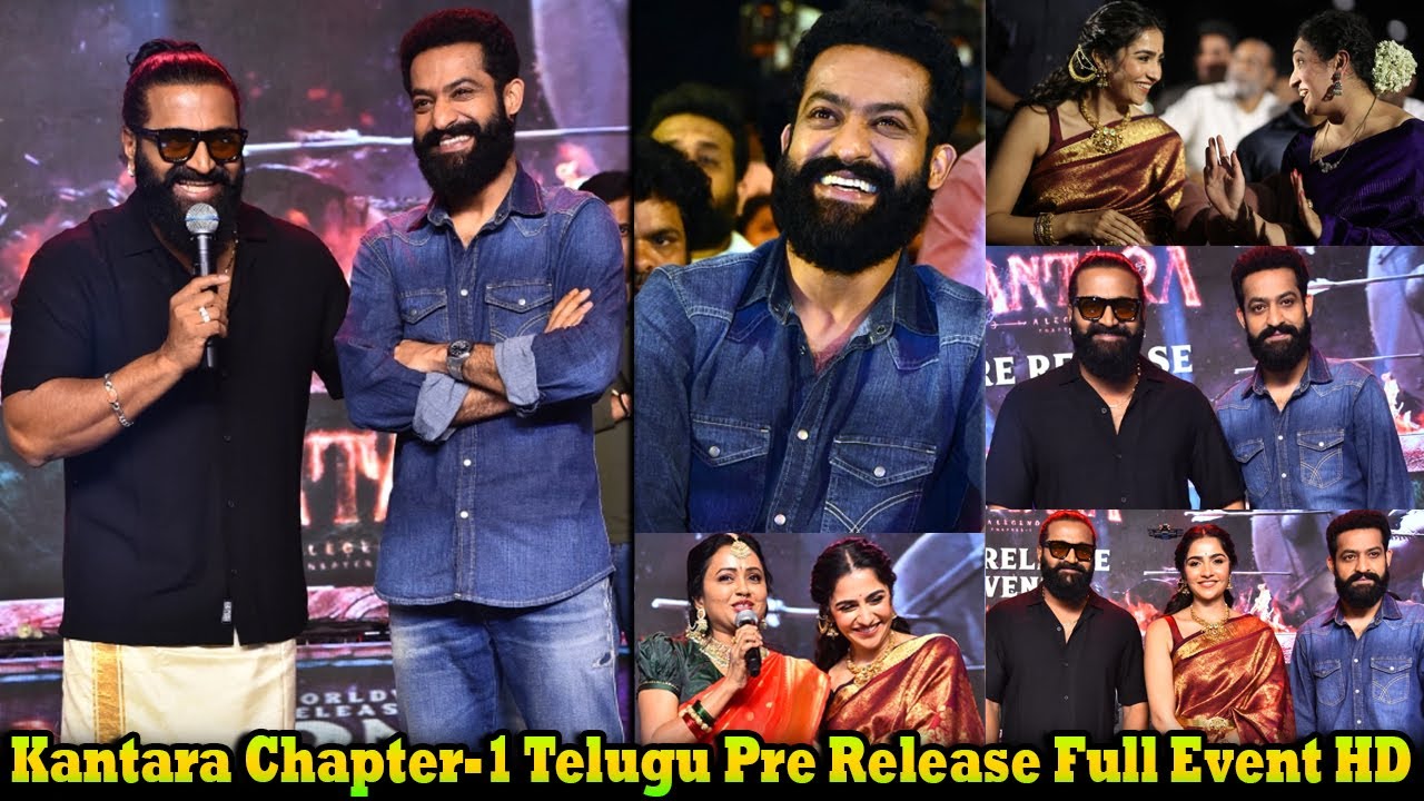 Kantara Chapter 1 Telugu Pre Release Full Event HD|Rishab Shetty, Jr NTR|Rukmini Vasanth|Anchor Suma