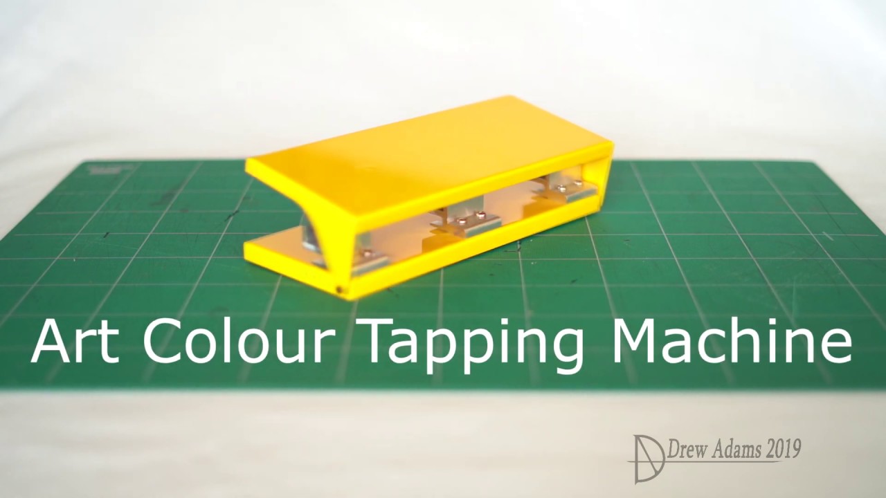 Art Colour Tapping Machine animation paper punch review