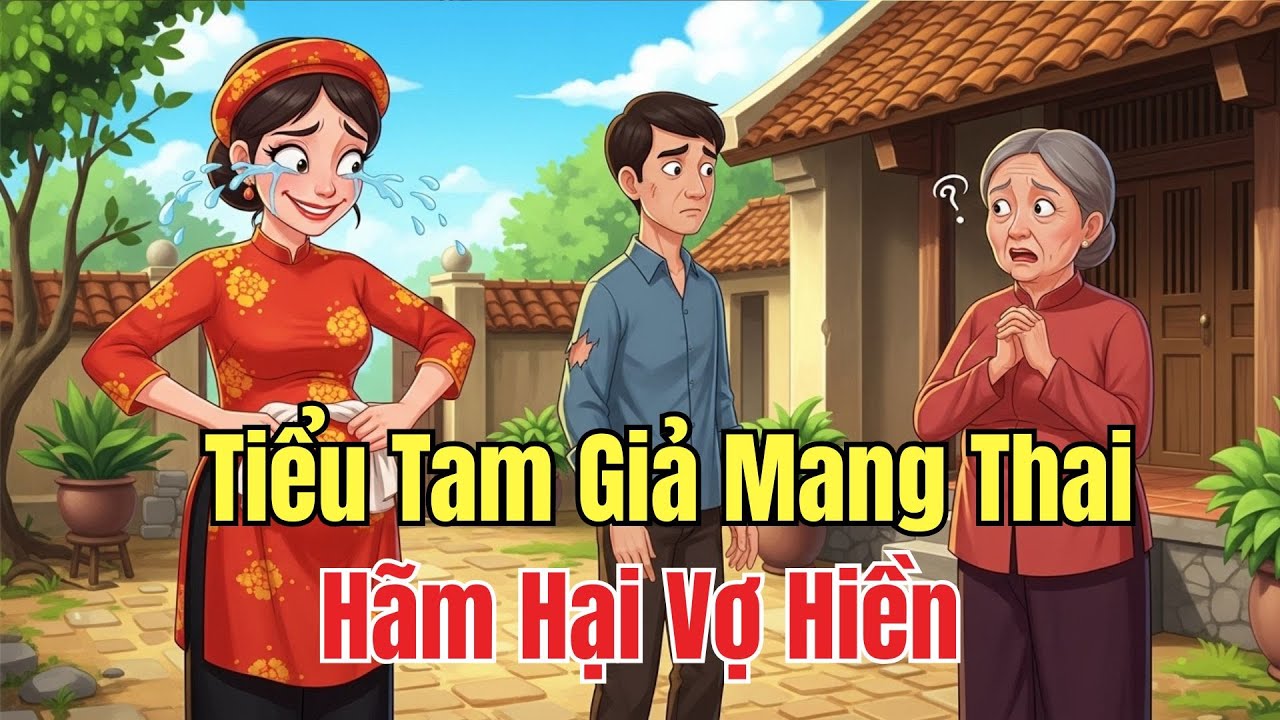 Truyện Nhân Quả: Tiểu Tam Giả Mang Thai Hãm Hại Vợ Hiền – Quả Báo Bóc Trần Giữa Ngày Giỗ Tổ