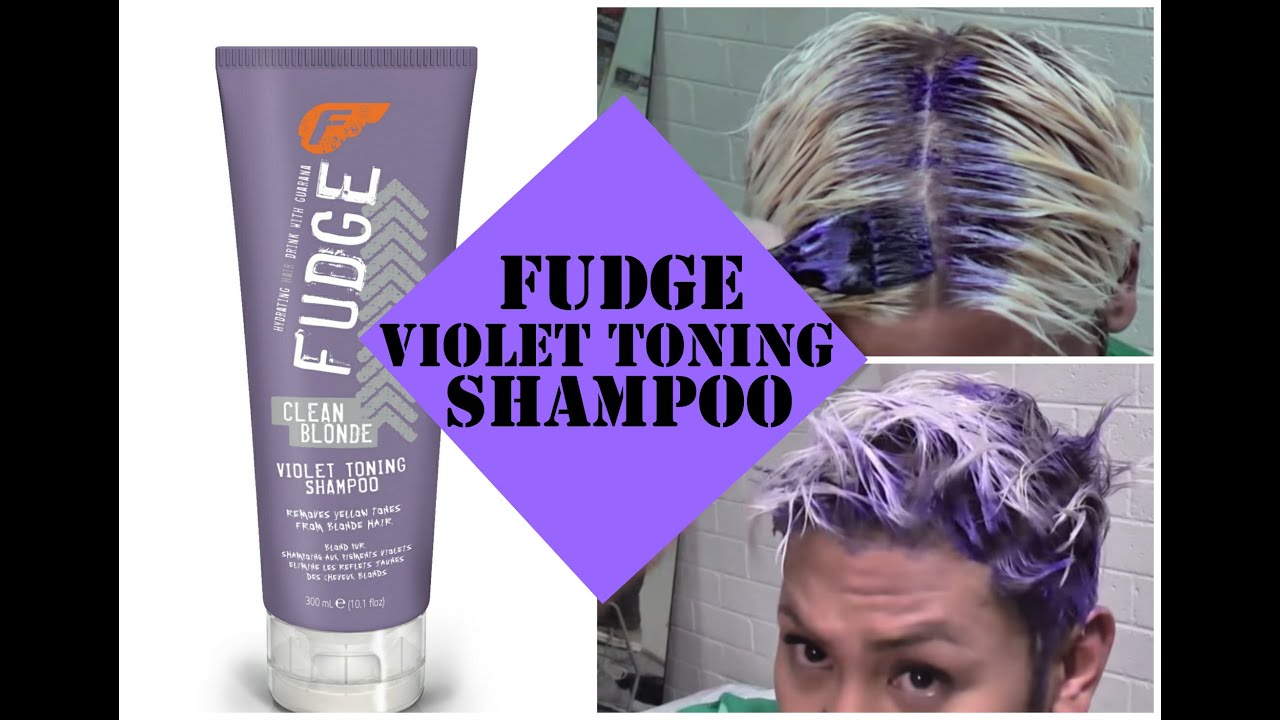 Using the Fudge Clear Blonde Shampoo to Tone My Hair