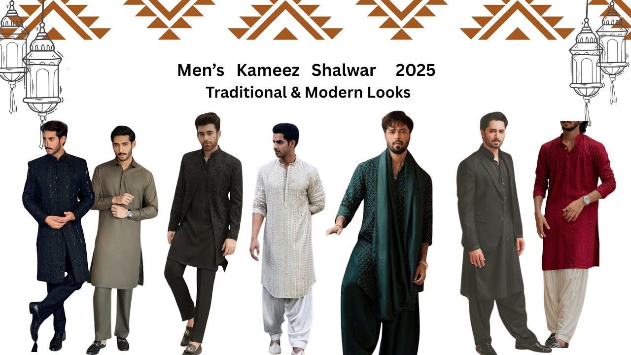 Men’s Kameez Shalwar 2025  Traditional & Modern Looks @whatfashion1678