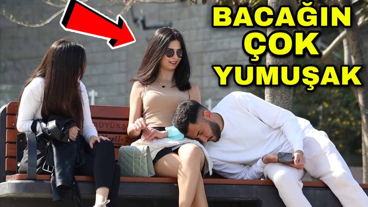 GÜZEL KIZLARA OMUZDA UYUMA ŞAKASI YAPARAK TAVLADIM